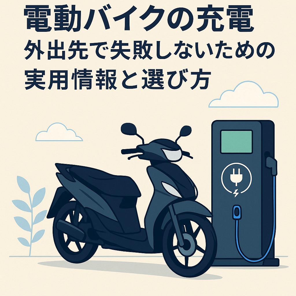 電動バイク 充電 外出先