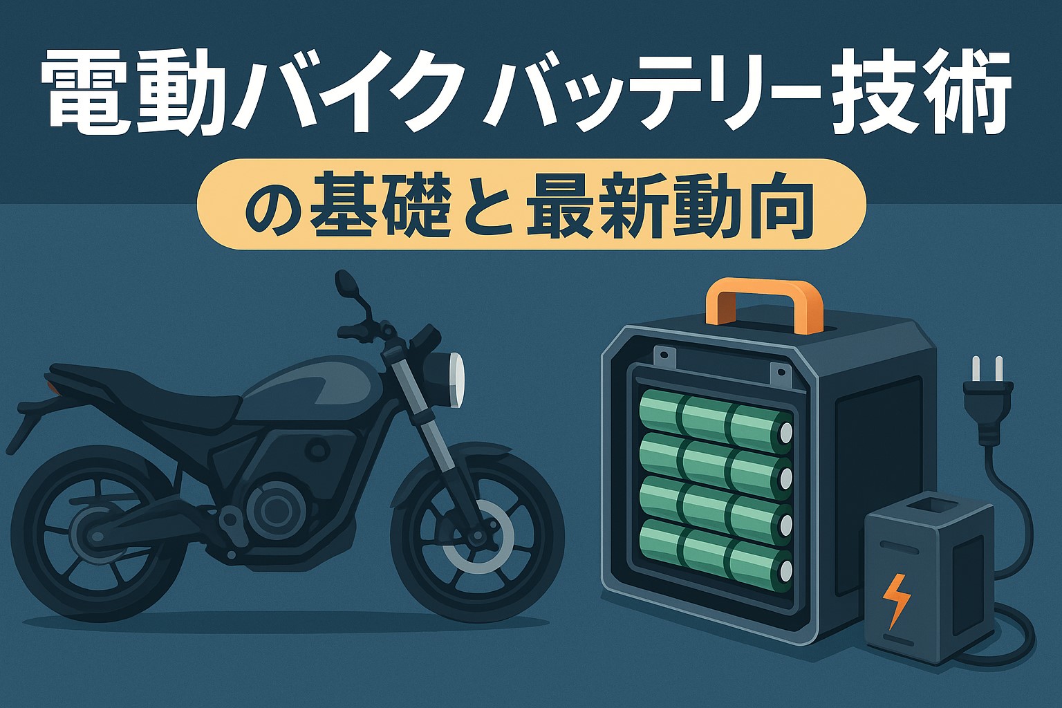 電動バイク　バッテリー技術